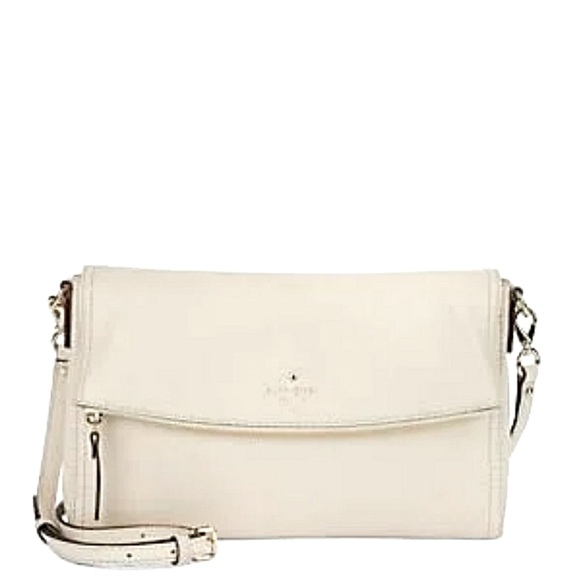 Kate Spade Cream Leather Crossbody - Picture 1 of 10